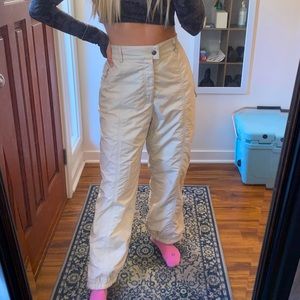 Bogner Ski Pants in Cream/White